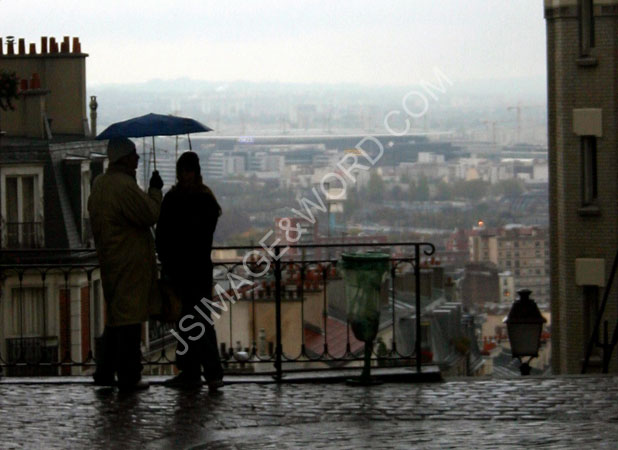 Couple and Rain